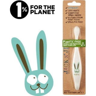 Биоразлагаемая Зубная Щетка Зайчик