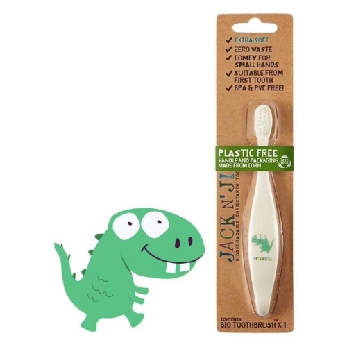 9312657131084 Биоразлагаемая Зубная Щетка Дино