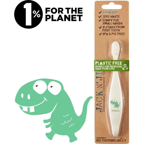 9312657131084 Биоразлагаемая Зубная Щетка Дино