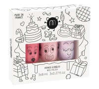 Набор 3 Лака Для Ногтей-Вечеринка Nk - Set 3Vernis - Cookie Bella Elliot