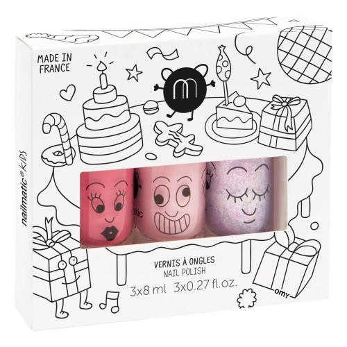 Набор 3 Лака Для Ногтей-Вечеринка Nk - Set 3Vernis - Cookie Bella Elliot