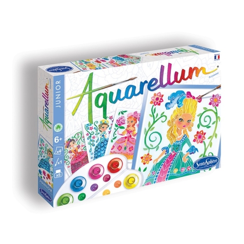 Акварельная раскараска 