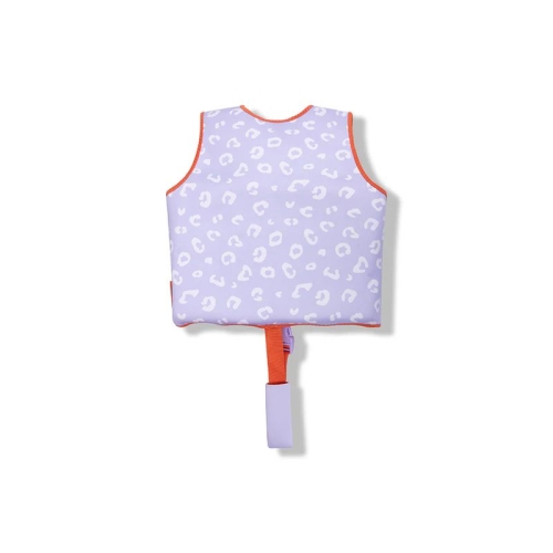 Lila Leopard Swimming Vest