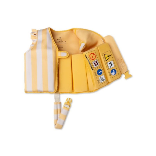 Yellow Flower Market Swimming Vest