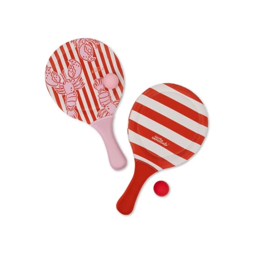 Lobster Bay Pink - Beach Tennis Set