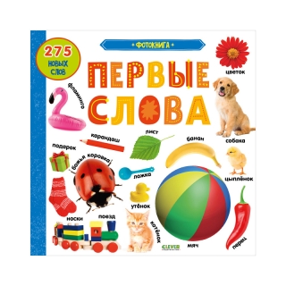 Книжки-Картонки. Фотокнига. Первые Слова
