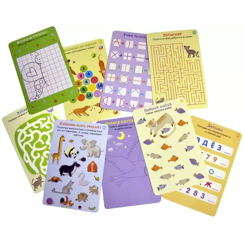 Асборн - Карточки. 100 Игр На Сообразительность (10216170/081120/0294786, Китай)