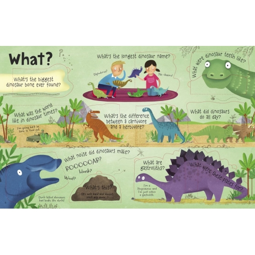 Lift-The-Flap Questions And Answers About Dinosaurs