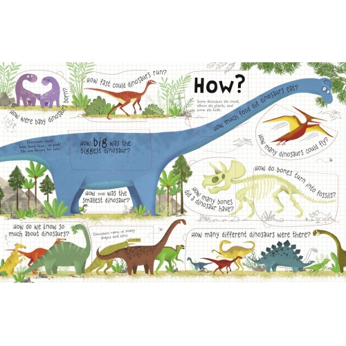Lift-The-Flap Questions And Answers About Dinosaurs