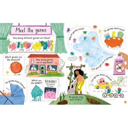 Lift-The-Flap Questions And Answers About Germs