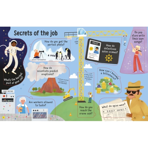 Lift-The-Flap Questions And Answers About Jobs