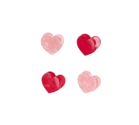Love Heart Claw Clip 4 Pack