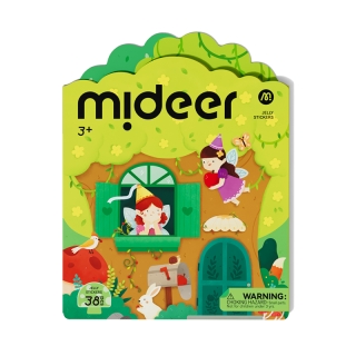 Mideer Jelly Stickers- The Busy Animal Town (Новася Упаковка)