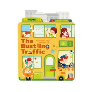 Mideer Jeely Stickers - The Bustling Traffic