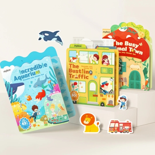 Mideer Reusable Jelly Sticker Set - Incredible Aquarium
