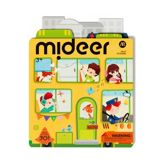 Набор Многоразовых Желейных Наклеек Mideer - Шумное Движение