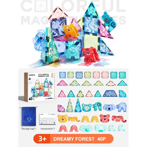 Разноцветные Магнитный Конструктор -Волшебные Джунгли