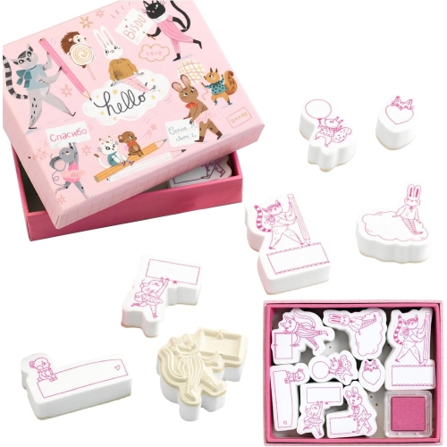 Маленькие Штемпели - Сообщения Люсиль, Djeco Dd03625