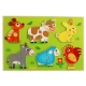 Рамка-Вкладыш Djeco «Животные На Лугу»
