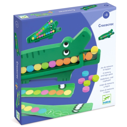 Развивающая Игра Djeco «Крококрок» Educational Wooden Games Dj01629