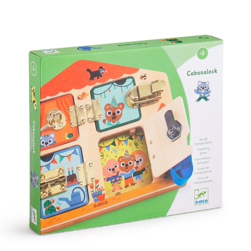 Развивающая Деревянная Игра - Дом С Замками, Djeco Dj01659