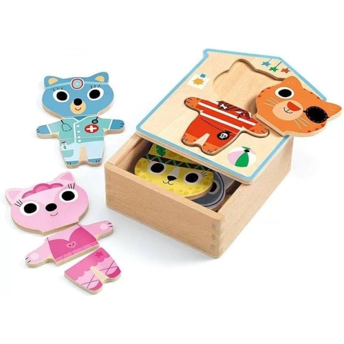 Первый Пазл Djeco Одежда