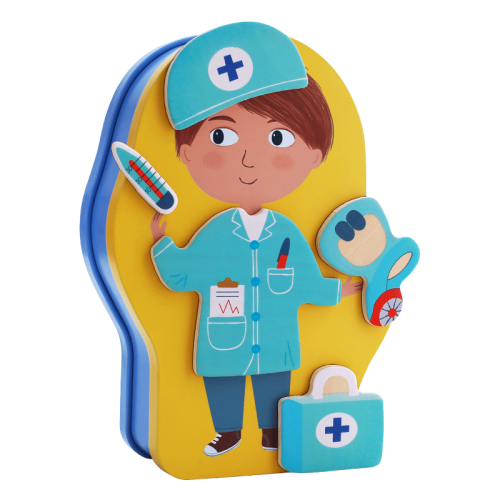 Магнитная Игра «Профессии», Djeco Dj03086