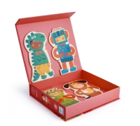 Набор Деревянных Магнитов - Дети На Карнавале (24 Шт.) Djeco Dj03128