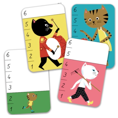 Карточная Игра «Кошачьи Бои», Djeco Dj05139