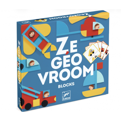 Развивающий Набор Djeco Ze Geo Vroum Dj06436