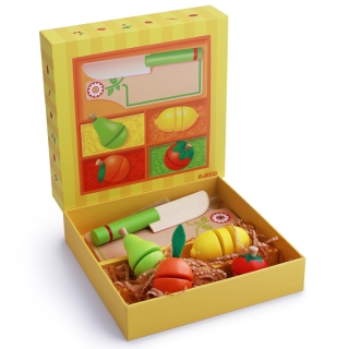 Набор Для Разрезания Djeco «Фрукты И Овощи»