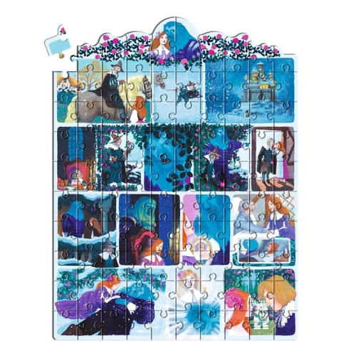 Пазлы Со Сказками - Красавица И Чудовище - 100 Деталей