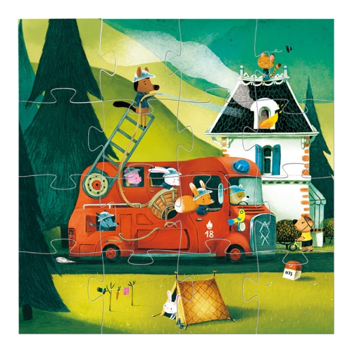 Пазл «Пожарная Машина», 16 Эл., Djeco Dj07269