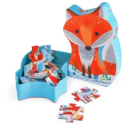 Силуэтные Пазлы - Имбирь, Маленький Лисенок (24 Шт.), Djeco Dj07285