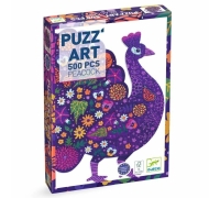 Пазл В Форме Павлина (500 Шт), Djeco Dj07669