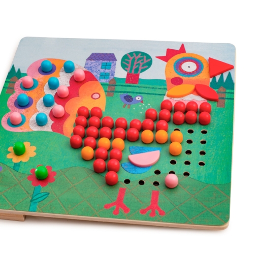 Мозаичная Игра - Животные, Djeco Dj08137