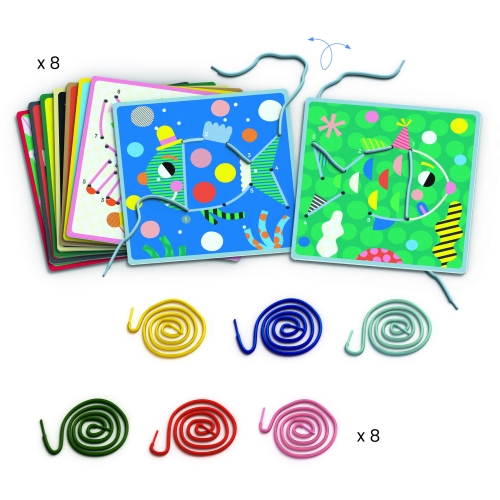 Шнуровка От Точки К Точке, Djeco Dj08326