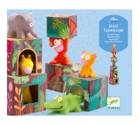 Djeco Dj09101 Кубики-Пирамидка Джунгли