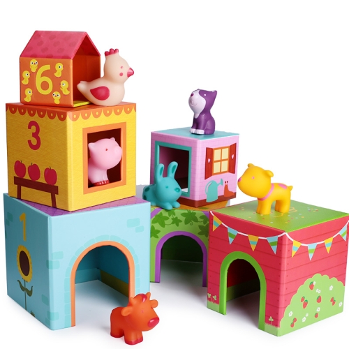 Djeco Cubes Topanifarm, D0j09108