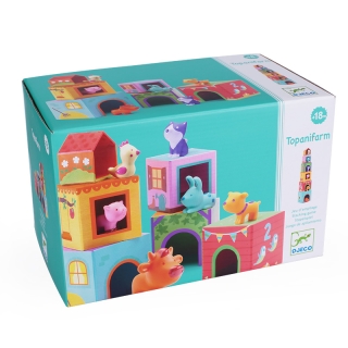 Djeco Cubes Topanifarm, D0j09108