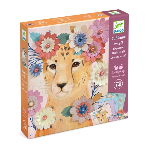 Бумажные Творения - Цветочные Венки, Djeco Dj09454