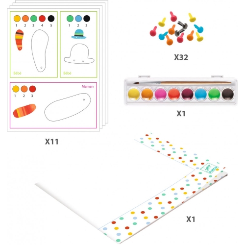 Djeco Набор Для Творчества «Семья Лисичек»
