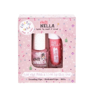 Гель Лак И Бальзам Для Губ Besties Duo (Mn45 + Gloss Pink Secret)
