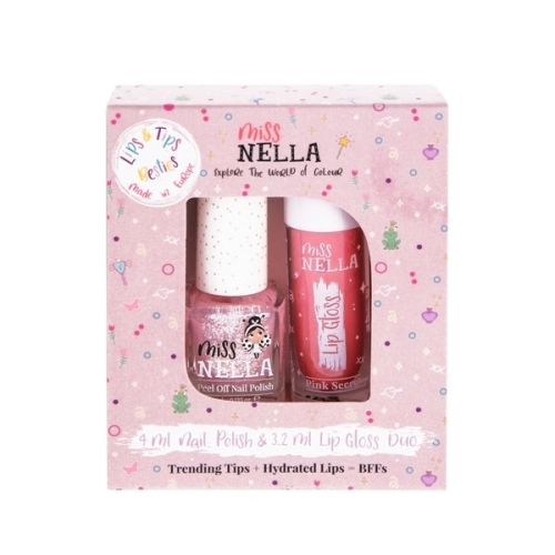 Гель Лак И Бальзам Для Губ Besties Duo (Mn45 + Gloss Pink Secret)