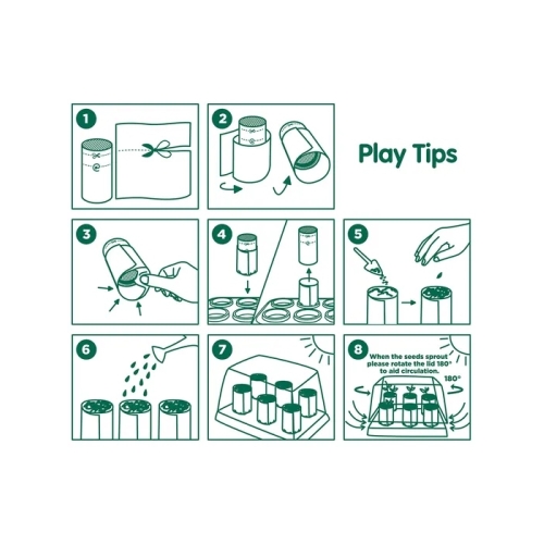 Детский Игровой Набор Садовника Для Выращивания Рассады, Растений И Цветов 