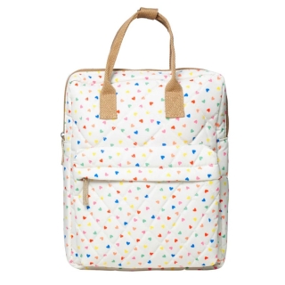 Стёганый Рюкзак “Радужные Сердца”