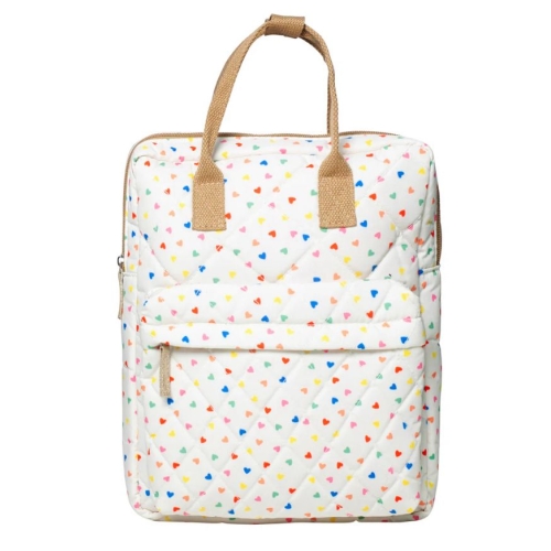 Стёганый Рюкзак “Радужные Сердца”