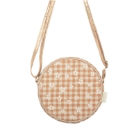 Круглая Сумочка “Клетчатая Ромашка”