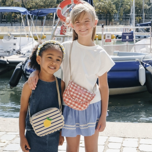 Lemon Drop Stripy Bag