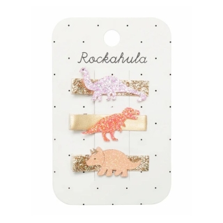 Заколки “Блестящий Динозавр”